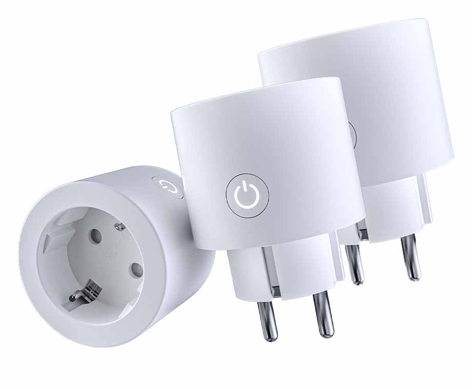 SEVVA® Slimme Stekkers Met Energiemonitor - 3-Pack