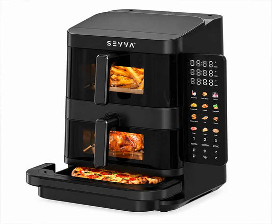Airfryer met Pizzalade Black Edition