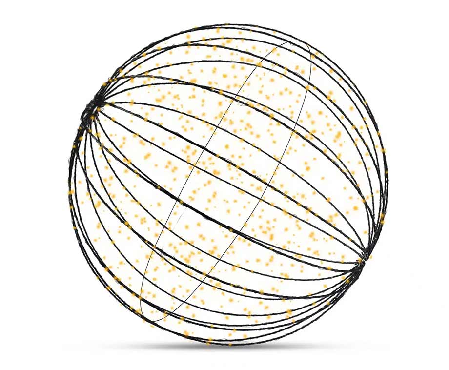 LED Lichtbol Voor Binnen En Buiten - Warm Wit Licht