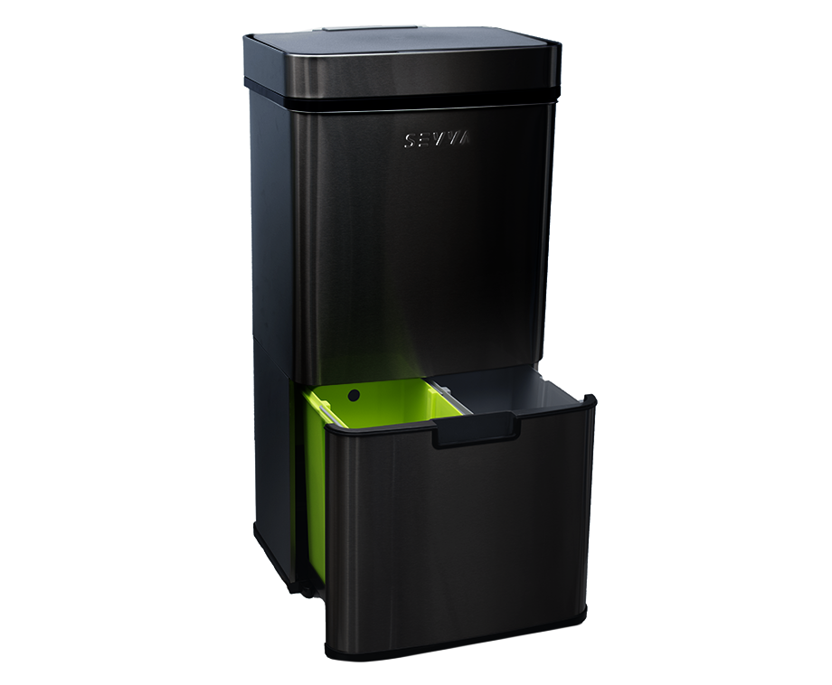 SEVVA® Home Prullenbak Met Sensor Zwart