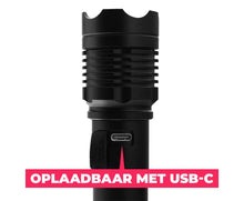 Afbeelding in Gallery-weergave laden, SEVVA® Oplaadbare Militaire Zaklamp
