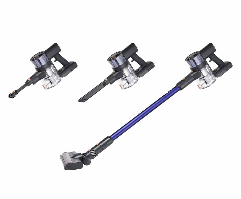 SEVVA® Turbo V Draadloze Steelstofzuiger Met HEPA-Filter