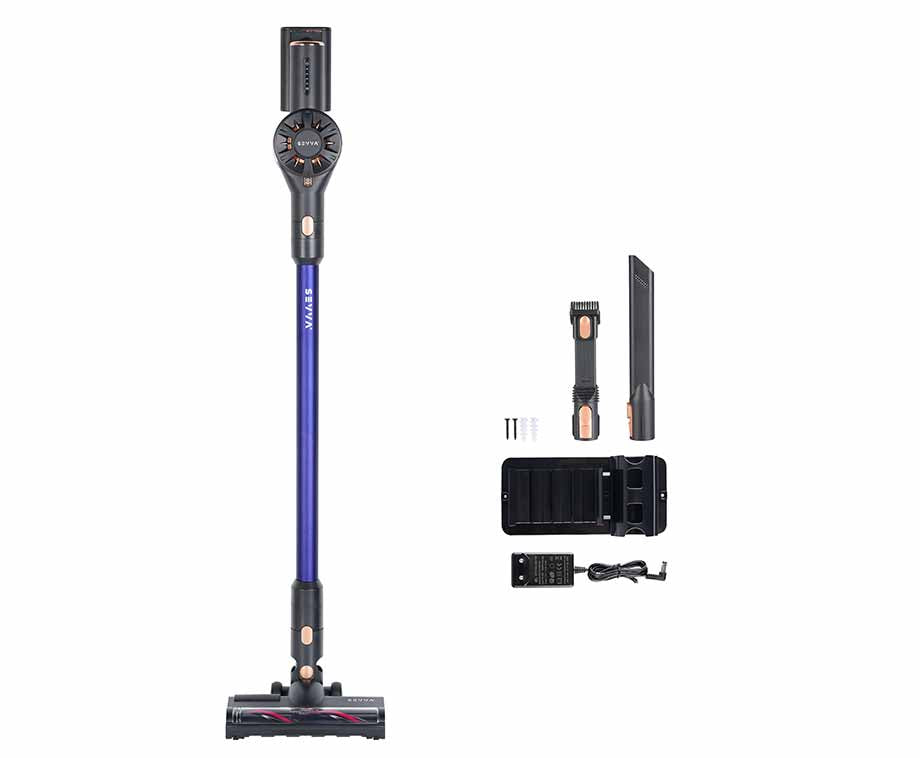 SEVVA® Turbo V Draadloze Steelstofzuiger Met HEPA-Filter