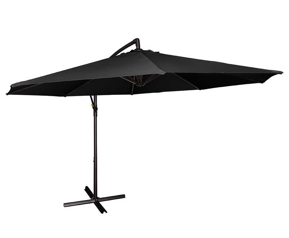 SEVVA® Luxe XXL Zweefparasol 3 Meter Zwart