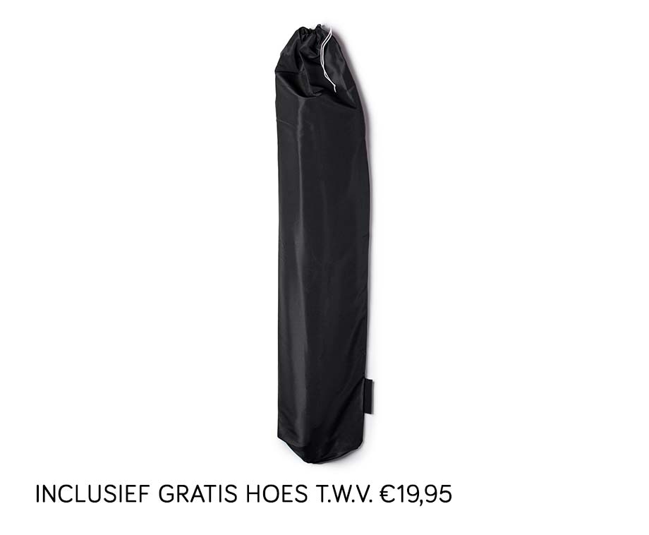 SEVVA® Luxe XXL Zweefparasol 3 Meter Zwart