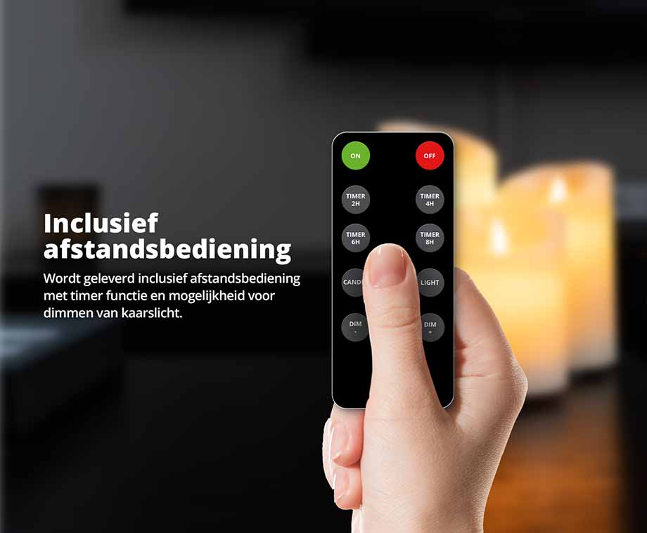 SEVVA® Oplaadbare LED Kaarsen