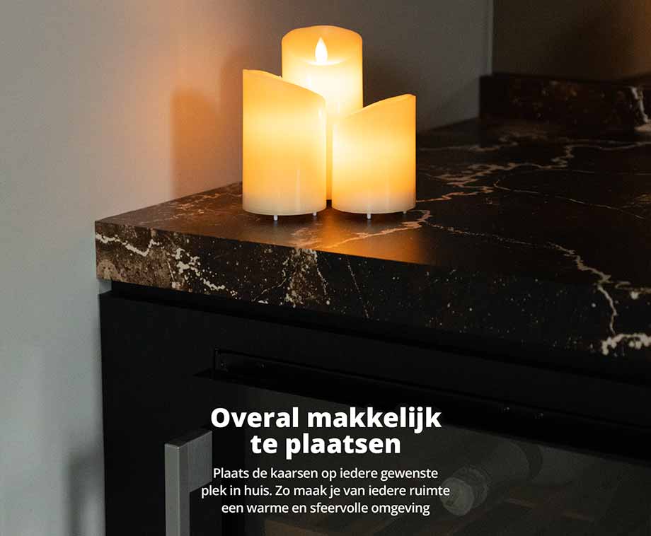 SEVVA® Oplaadbare LED Kaarsen