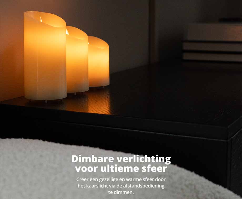 SEVVA® Oplaadbare LED Kaarsen