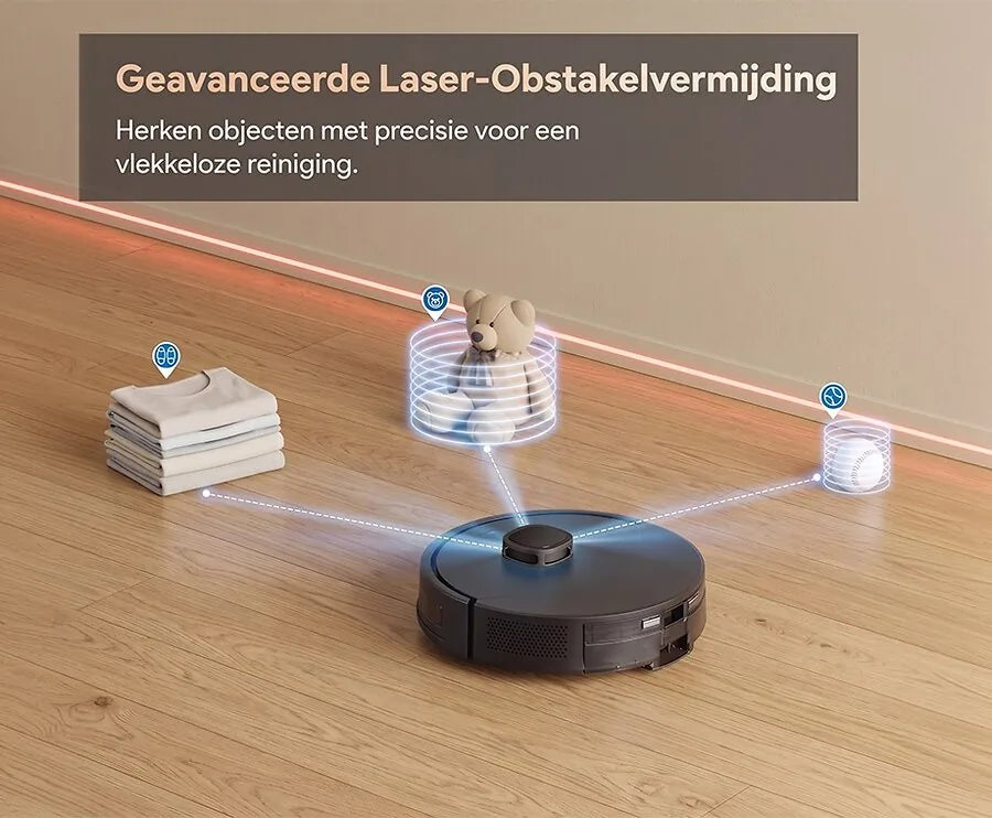 Robotstofzuiger Met Zelfleegstation En Dweilfunctie