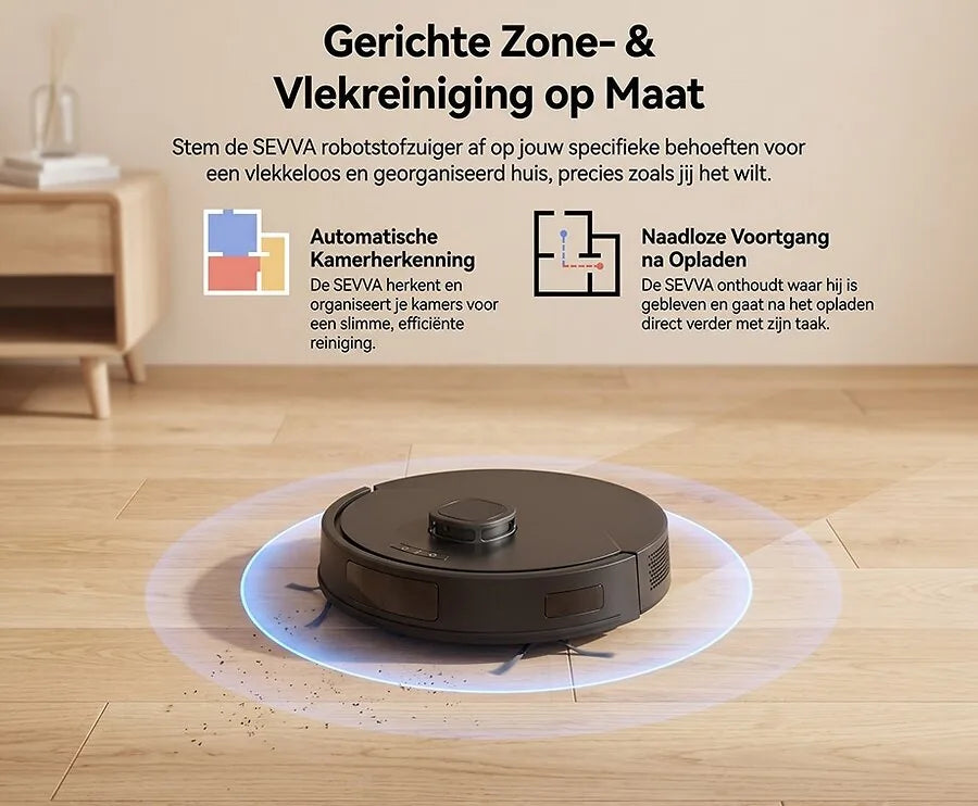 Robotstofzuiger Met Zelfleegstation En Dweilfunctie