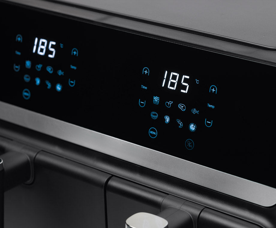 SEVVA® Dubbele XXL Airfryer Met 8 Programma's - 2200W