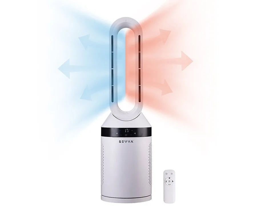Bladeless Heater en Ventilator 2-in-1 met Afstandsbediening