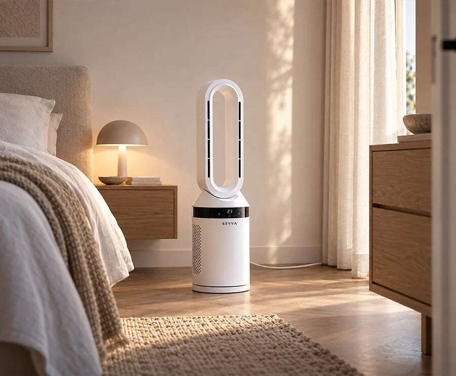 Bladeless Heater en Ventilator 2-in-1 met Afstandsbediening