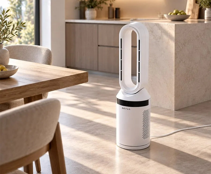 Bladeless Heater en Ventilator 2-in-1 met Afstandsbediening