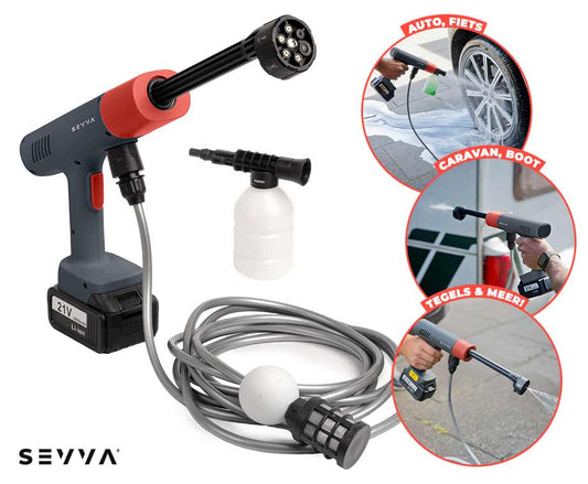 Draadloze Hogedrukreiniger - Met 13 Bar Werkdruk