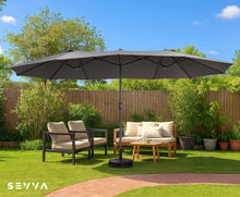 Afbeelding in Gallery-weergave laden, SEVVA® XXL Dubbele Parasol

