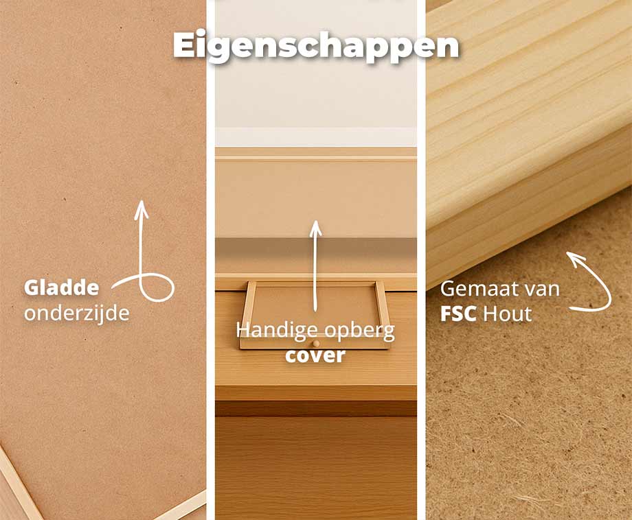 Houten Puzzeltafel - Gemakkelijk Puzzelen En Opbergen | 1000 Stukjes