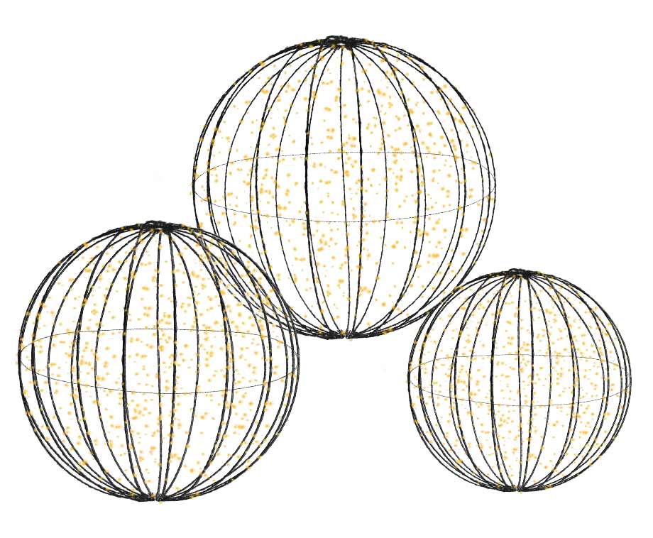 LED Lichtbol Voor Binnen En Buiten - Warm Wit Licht