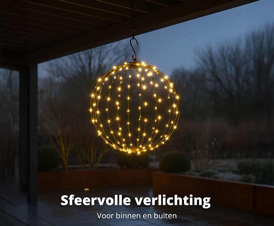 LED Lichtbol Voor Binnen En Buiten - Warm Wit Licht