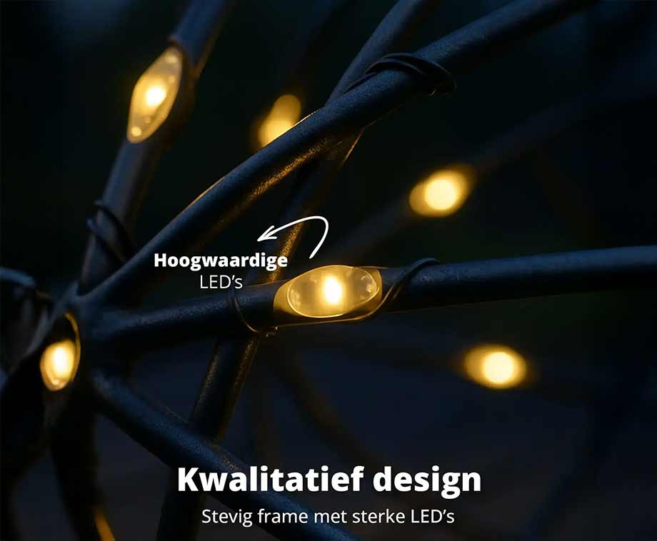 LED Lichtbol Voor Binnen En Buiten - Warm Wit Licht