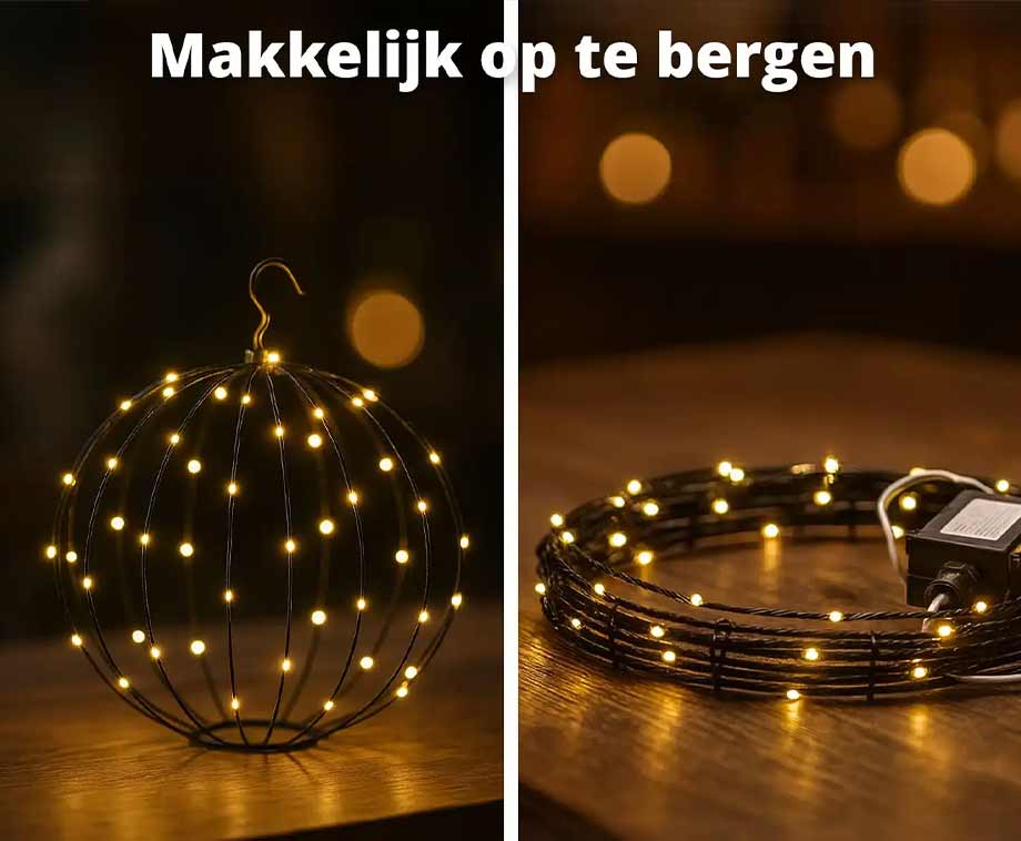 LED Lichtbol Voor Binnen En Buiten - Warm Wit Licht