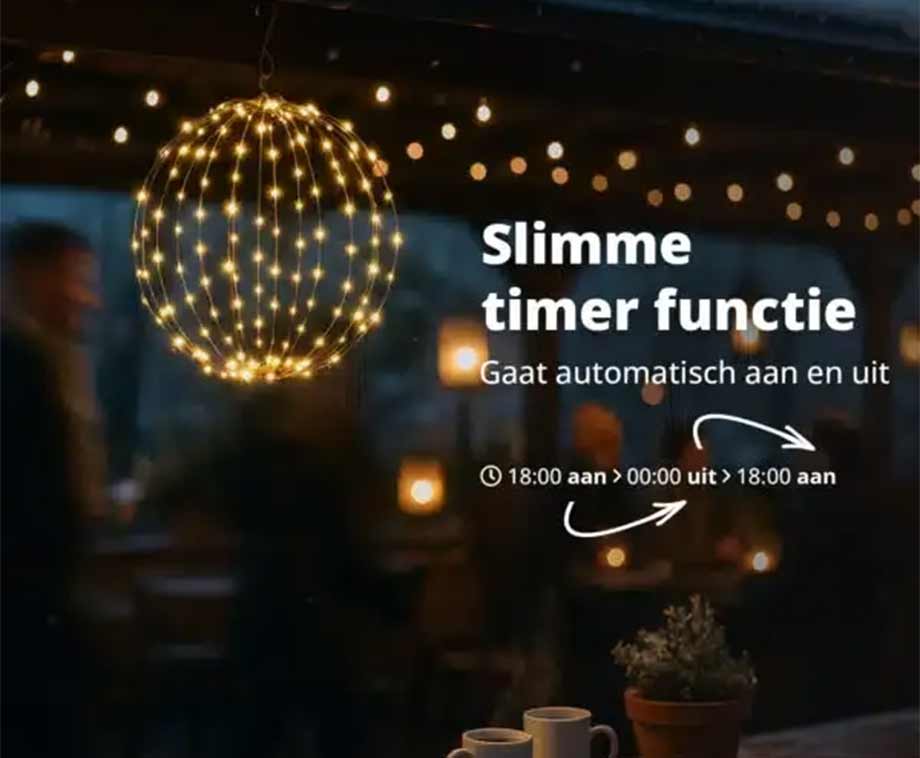 LED Lichtbol Voor Binnen En Buiten - Warm Wit Licht