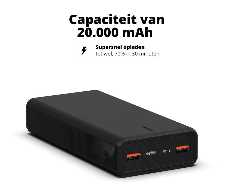 Powerbank met Snelladen - Tot 6x Telefoon Opladen!
