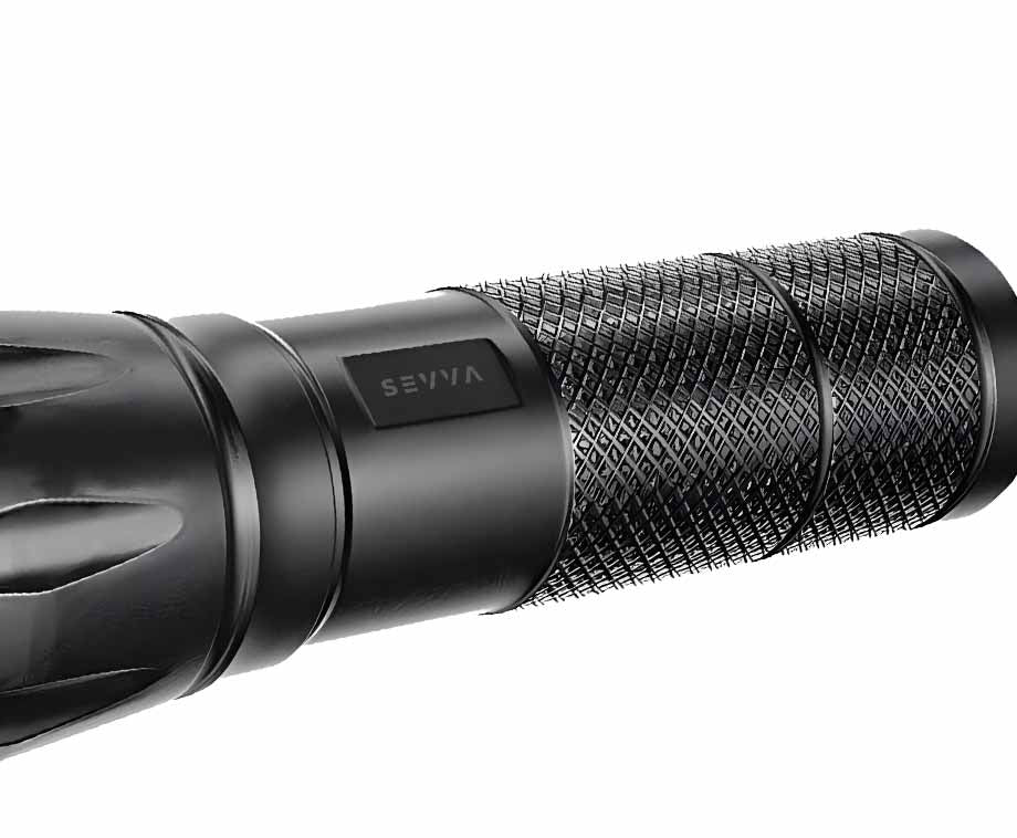 SEVVA® Militaire Zaklamp Met 500 Meter Bereik - 2-Pack