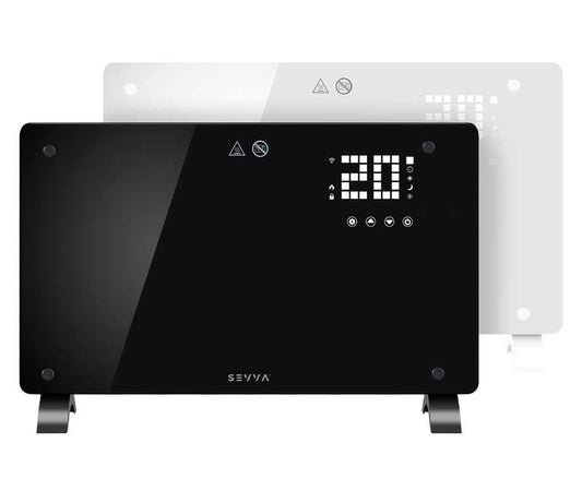 Slimme Paneelverwarming 2000W - Met Handige Tijdschema's, Bediening Op Afstand En Meer!