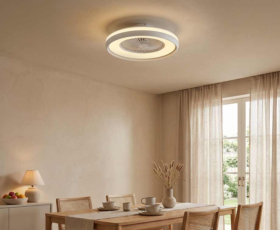 Plafondventilator Met Lamp - Biedt Verkoeling En Licht!
