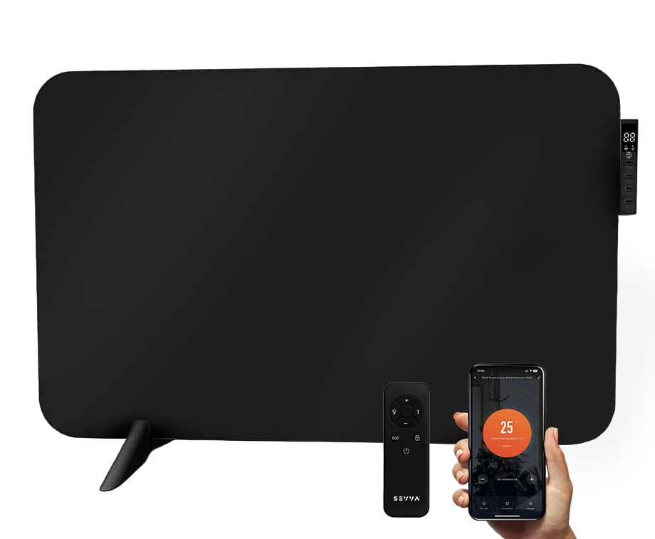 Slimme Infrarood Paneelverwarming 450W - Voordelig Lokaal Verwarmen