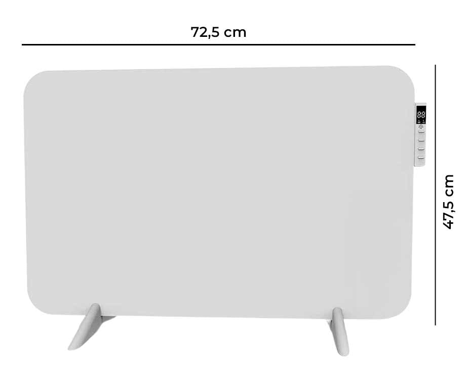 Slimme Infrarood Paneelverwarming 450W - Voordelig Lokaal Verwarmen