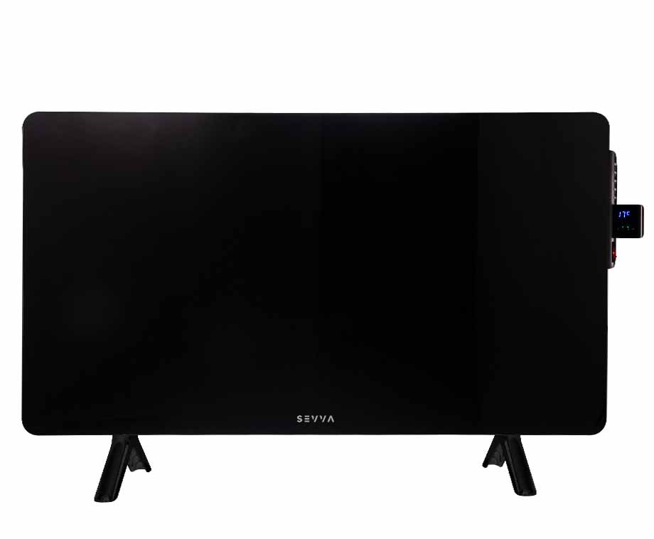 SEVVA® Slimme Infrarood Paneelverwarming - Zwart
