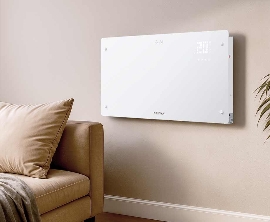 Slimme Paneelverwarming 2000W - Met Handige Tijdschema's, Bediening Op Afstand En Meer!