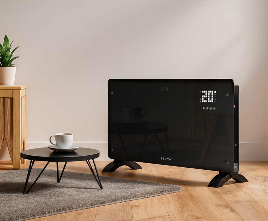 Slimme Paneelverwarming 2000W - Met Handige Tijdschema's, Bediening Op Afstand En Meer!
