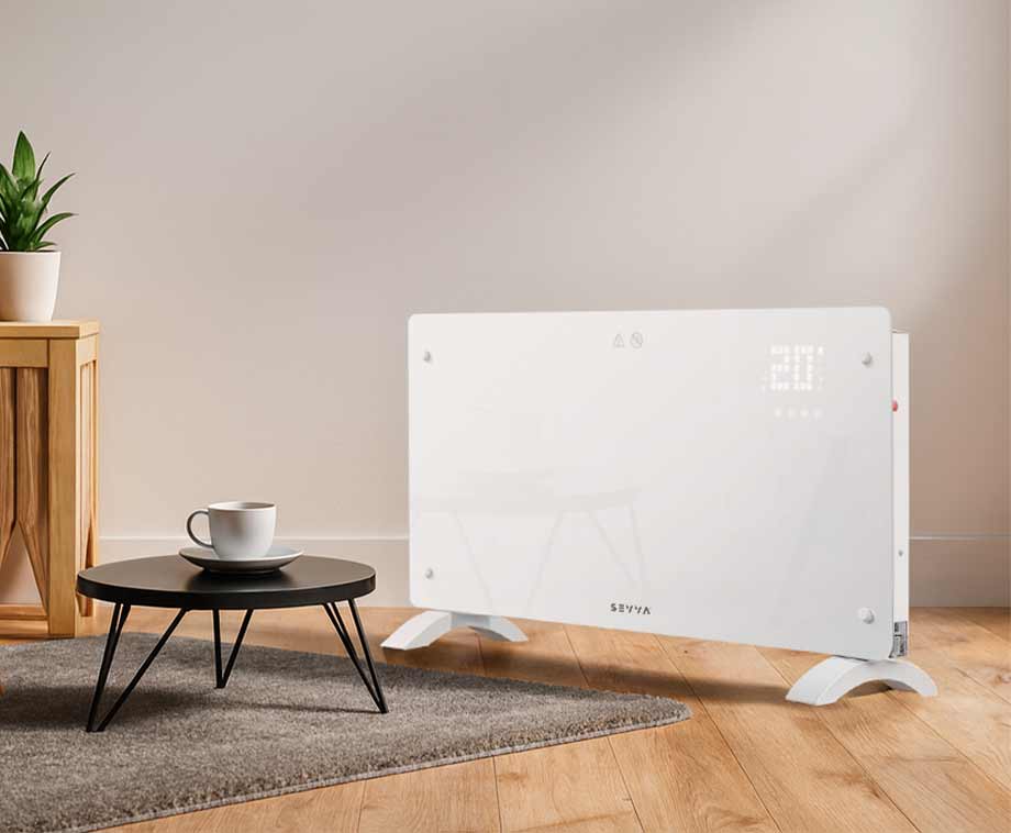 Slimme Paneelverwarming 2000W - Met Handige Tijdschema's, Bediening Op Afstand En Meer!