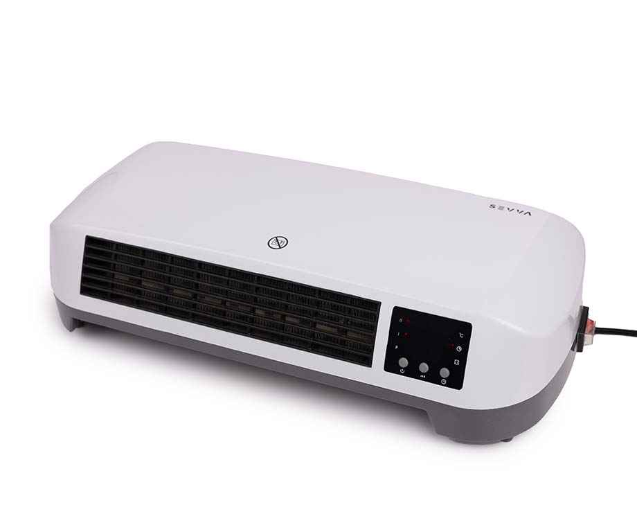 SEVVA® 2-in-1 Wandkachel En Koeler Van 2000W - Arctic White