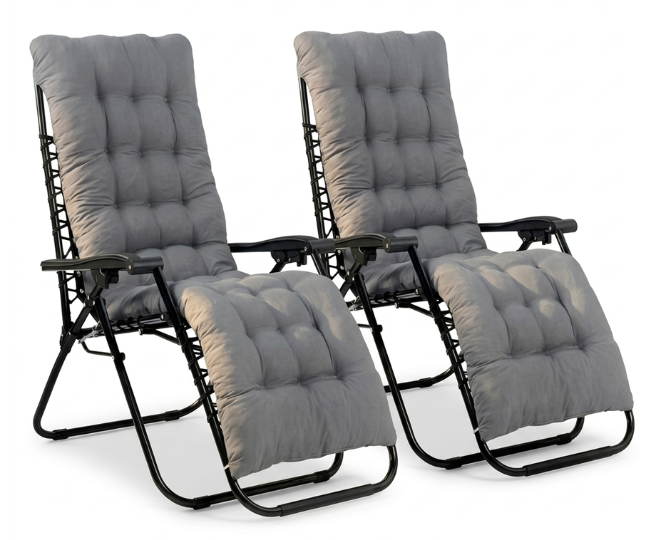 Zero Gravity Lounge Stoelen - 2 Stuks