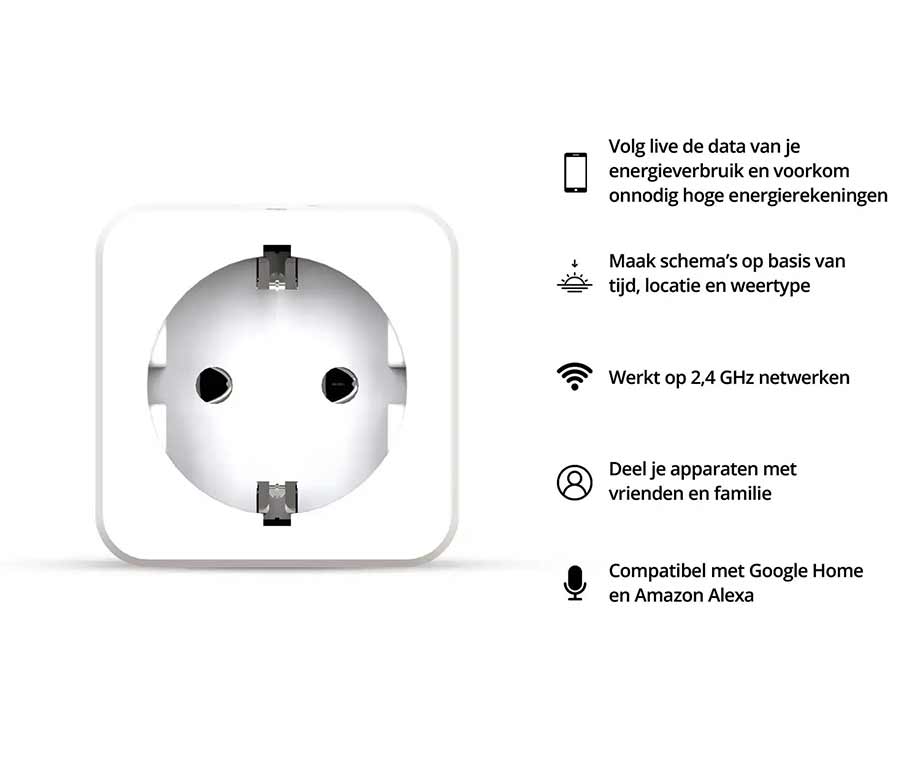 4-Pack Slimme Stekkers