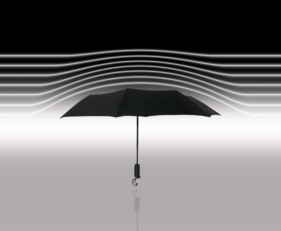 SEVVA® Onverwoestbare Stormparaplu - Zwart