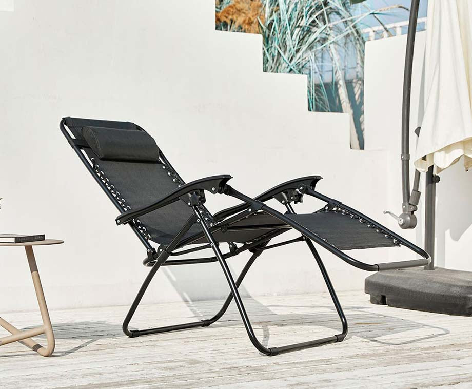 Zero Gravity Loungestoelen Met Kussens - 2-pack
