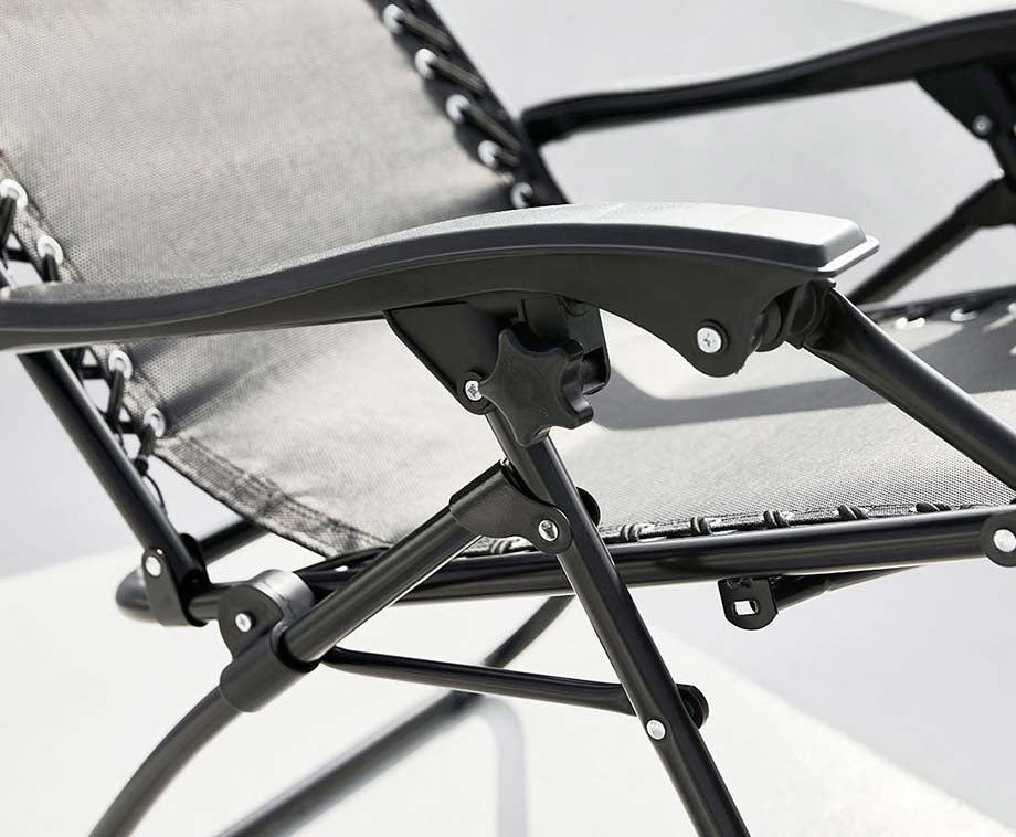 Zero Gravity Lounge Stoelen - 2 Stuks