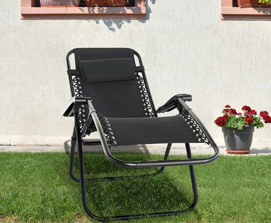 Zero Gravity Loungestoelen Met Kussens - 2-pack
