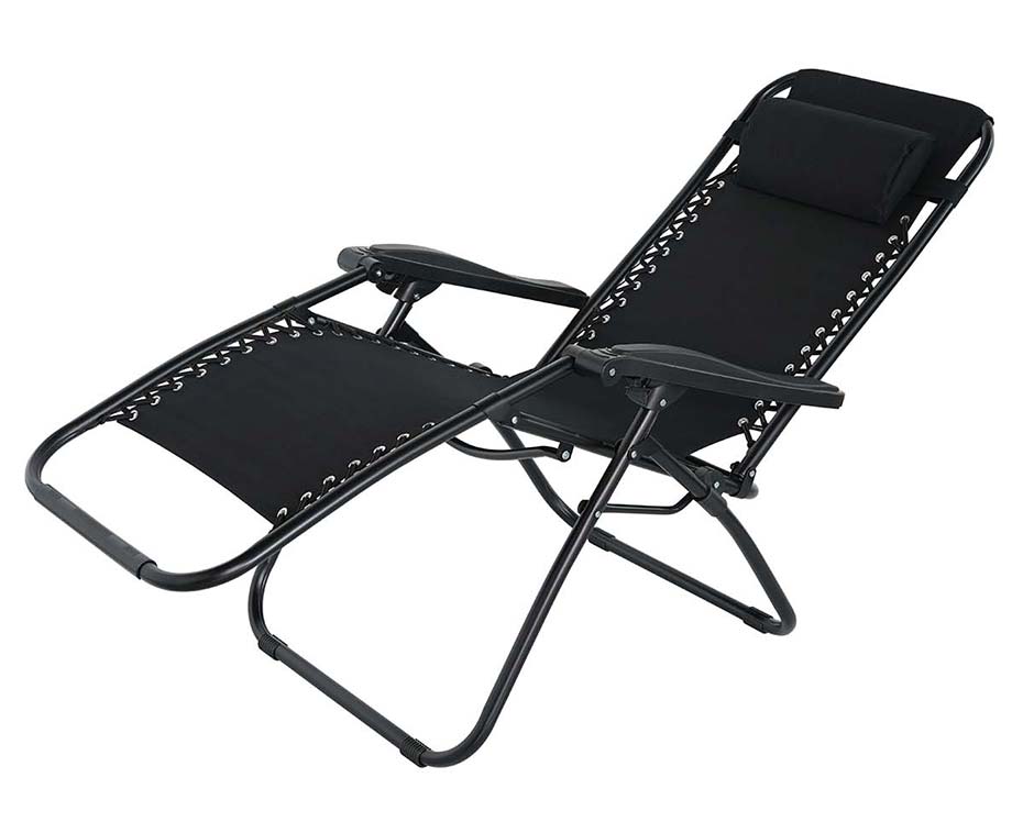 Zero Gravity Loungestoelen Met Kussens - 2-pack