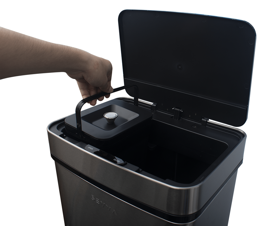 SEVVA® Home Prullenbak Met Sensor RVS
