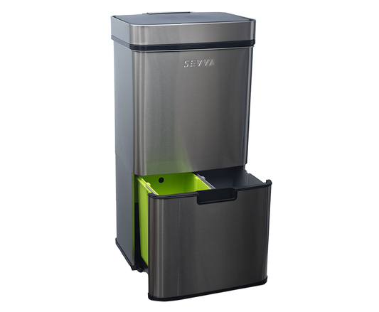 SEVVA® Home Prullenbak Met Sensor RVS