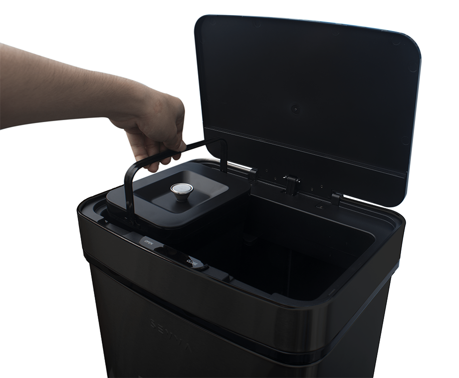 SEVVA® Home Prullenbak Met Sensor Zwart