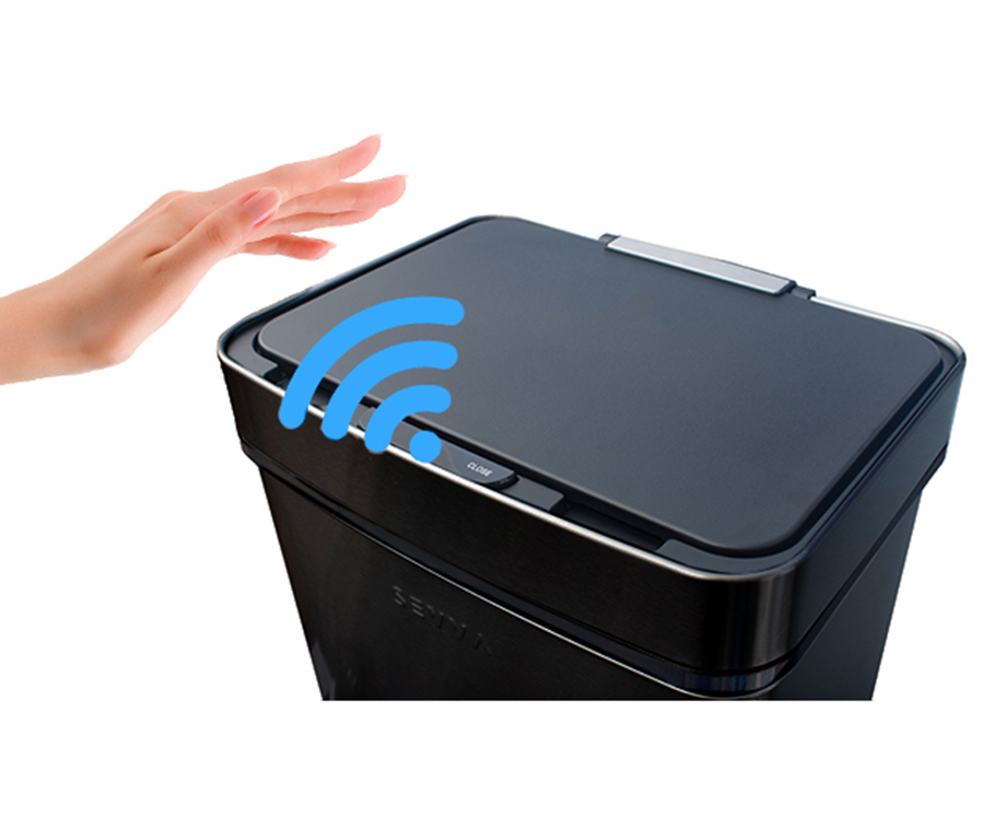 SEVVA® Home Prullenbak Met Sensor Zwart