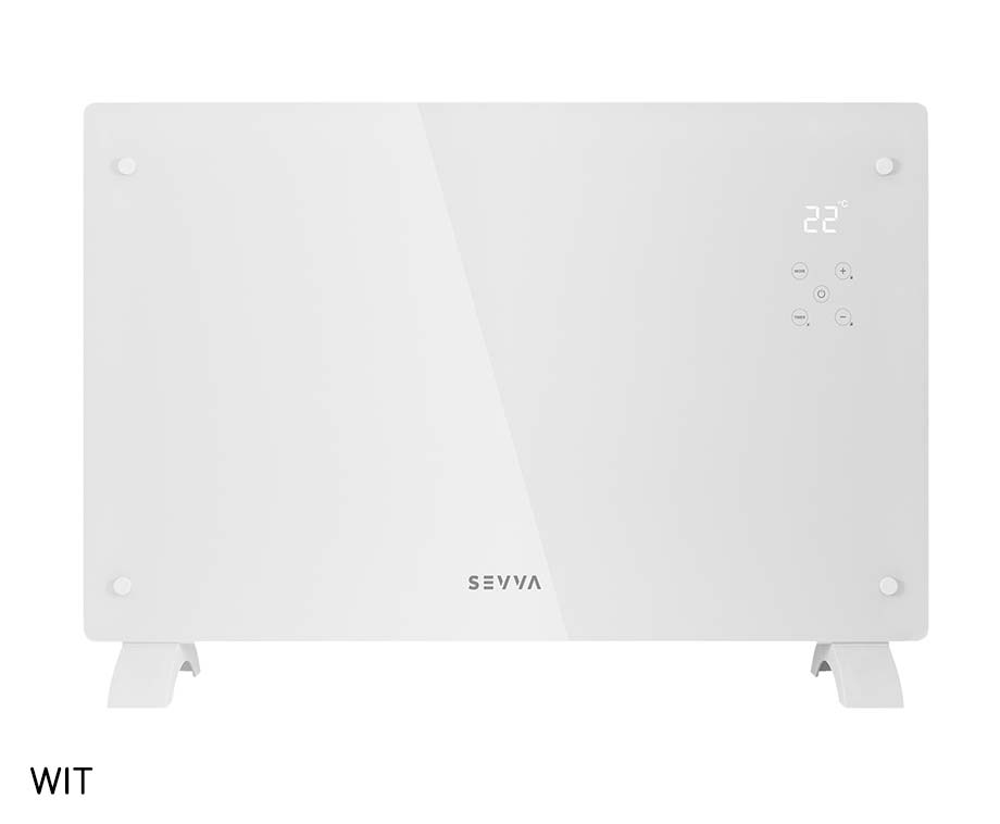 Slimme Paneelverwarming 2000W - Met Handige Tijdschema's, Bediening Op Afstand - Wit