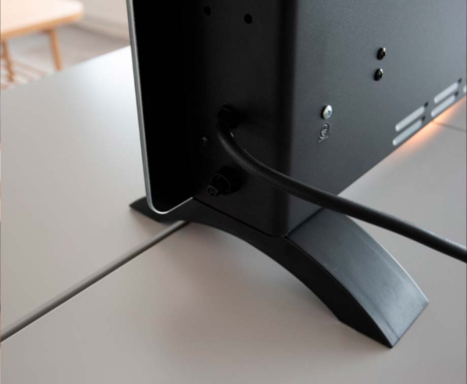 SEVVA Smart Panel Heater Zwart